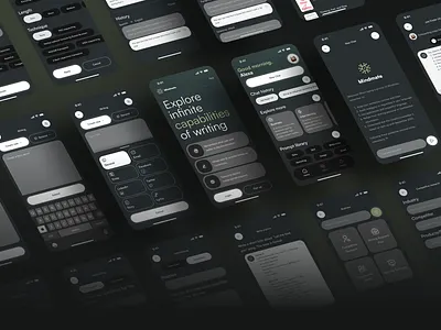 AI Writing - Mobile App ai mobile mobile app mobile app ui mobile ux ux design