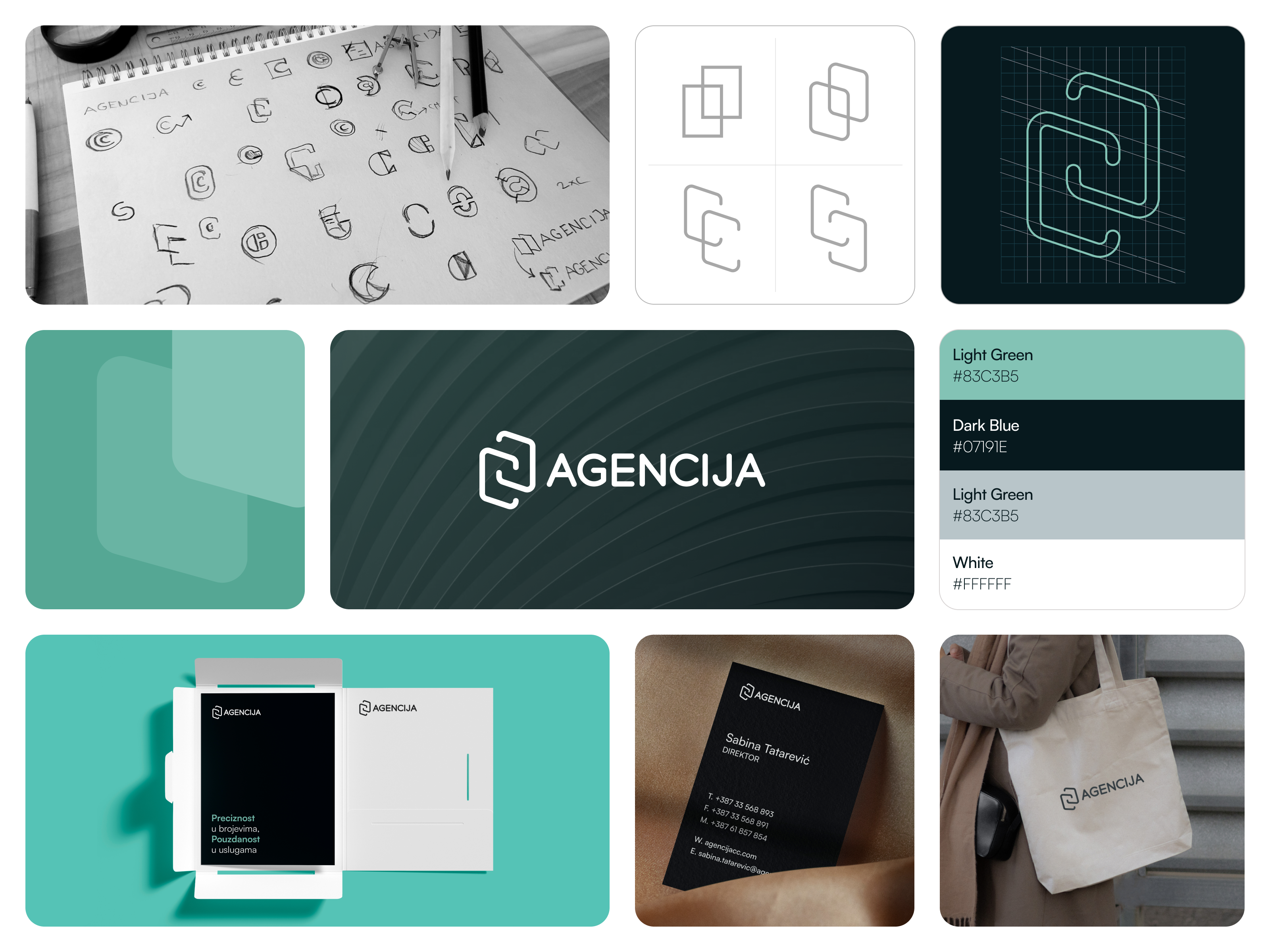 Agencija CC Logo Development accounting agencija cc agency art direction brand development brand identity branding design process finance finance logo design logo logo design logotype mark paper symbol