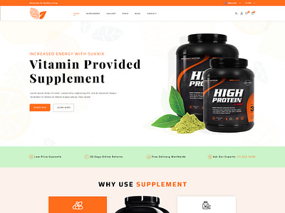 Supplement Template branding graphic design supplement ui uiux