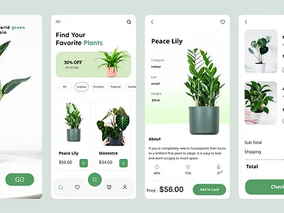 plants shop design plants plants shop shop ui ux