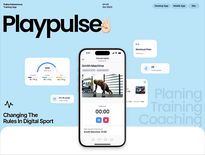 UI UX Design | Playpulse: Redefining Fitness animation app branding fitness graphic design logo mobile sport ui