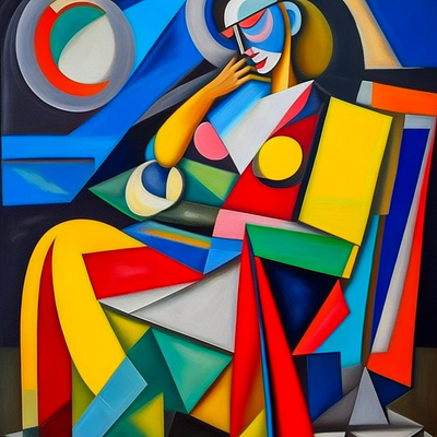 One4 art illustration picasso picasso style