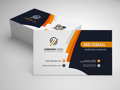 business visiting card 3d logo branding business card design graphic design illustration logo milimalist modern logo professional card ux vector visiting card