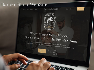 Web design and website development for a barbershop barbershop blacksite design development figma site ui ux webdesign