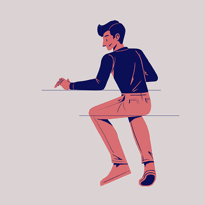 At work illustration