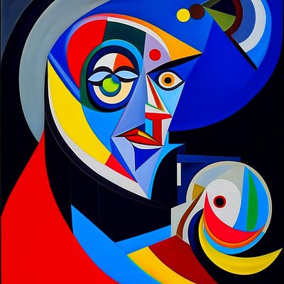 One17 art design illustration picasso picasso style