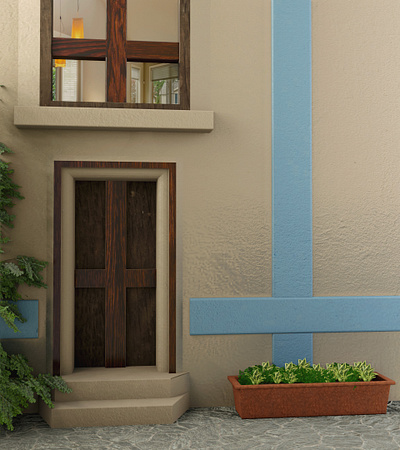 House Front | 3D | Blender 3d artwork design graphic design illustration
