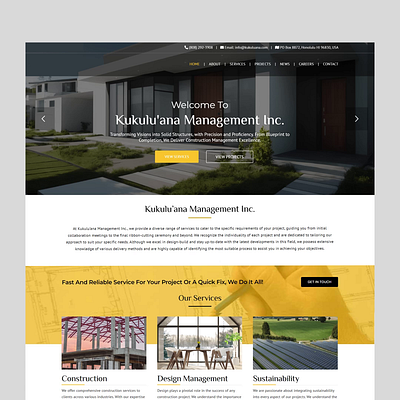 Kukulu'ana Website Apresentation branding design figma graphic design ui web