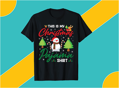 Christmas t-shirt design. typography