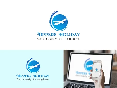 Tippers Holiday Modern Logo design abstract logo branding clean creative logo design graphic design icon logo logo design logo designer minimal logo modern modern logo monogram simple