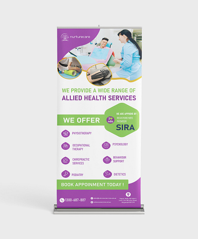 Medical Roll-Up Banners ads banner banners branding business corporate graphic design illustration pop up pop up banner pull up banner retractable banner roll roll up roll up banner rollup signage stand banner typography