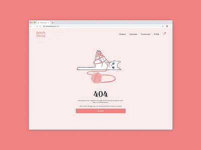 Daily UI #008: 404 Page Design 404 cat daily ui dailyui desktop error illustration ui ux