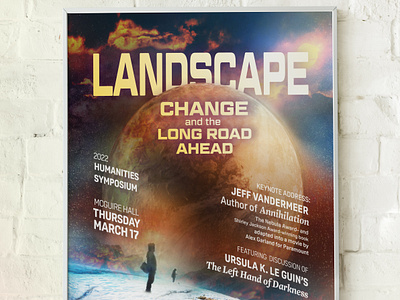 Landscape: Loyola University Maryland Humanities Symposium Brand climate graphic design illustration nonprofit university