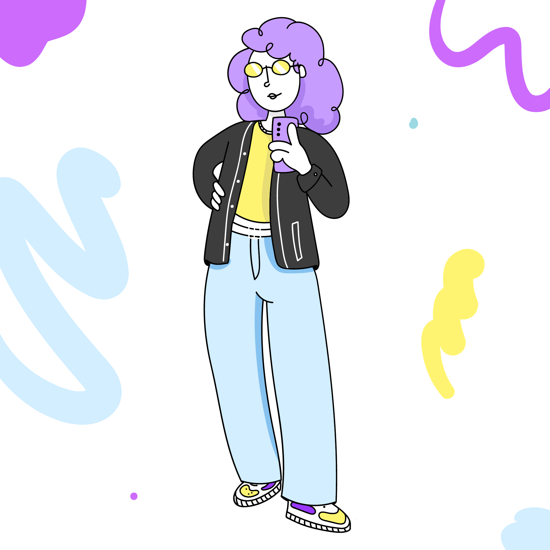 Spring colors design graphic design illustration