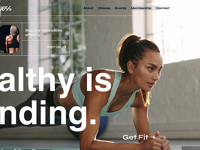 Core 20 Fitness above the fold clean coach design fitness get fit gym healthy healthy living hero large font large heading lifestyle membership modern modern look modern view simple web design workout