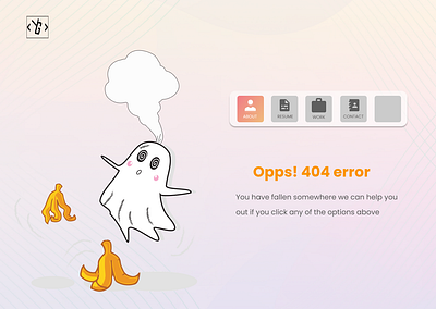 404 error page app design dialyui illustration logo ui ux