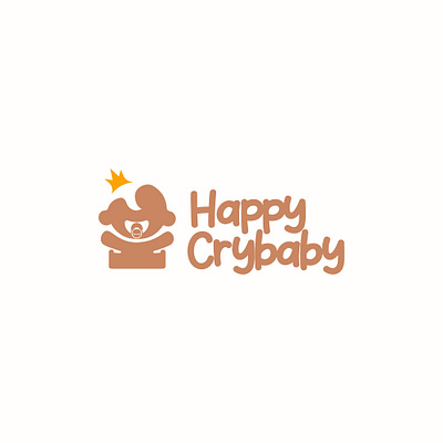 Happy Crybaby logo concept branding graphic design logo monogram motion graphics ui