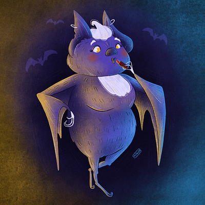 Happy Halloween! bat book illustration cartoon character character character design childrens illustration halloween illustration