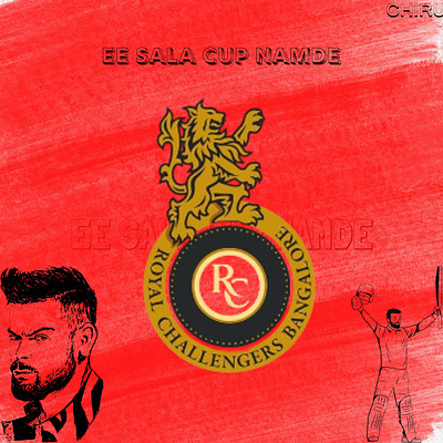 ee sala cup namde TRIBUTE TO VIRAT graphic design