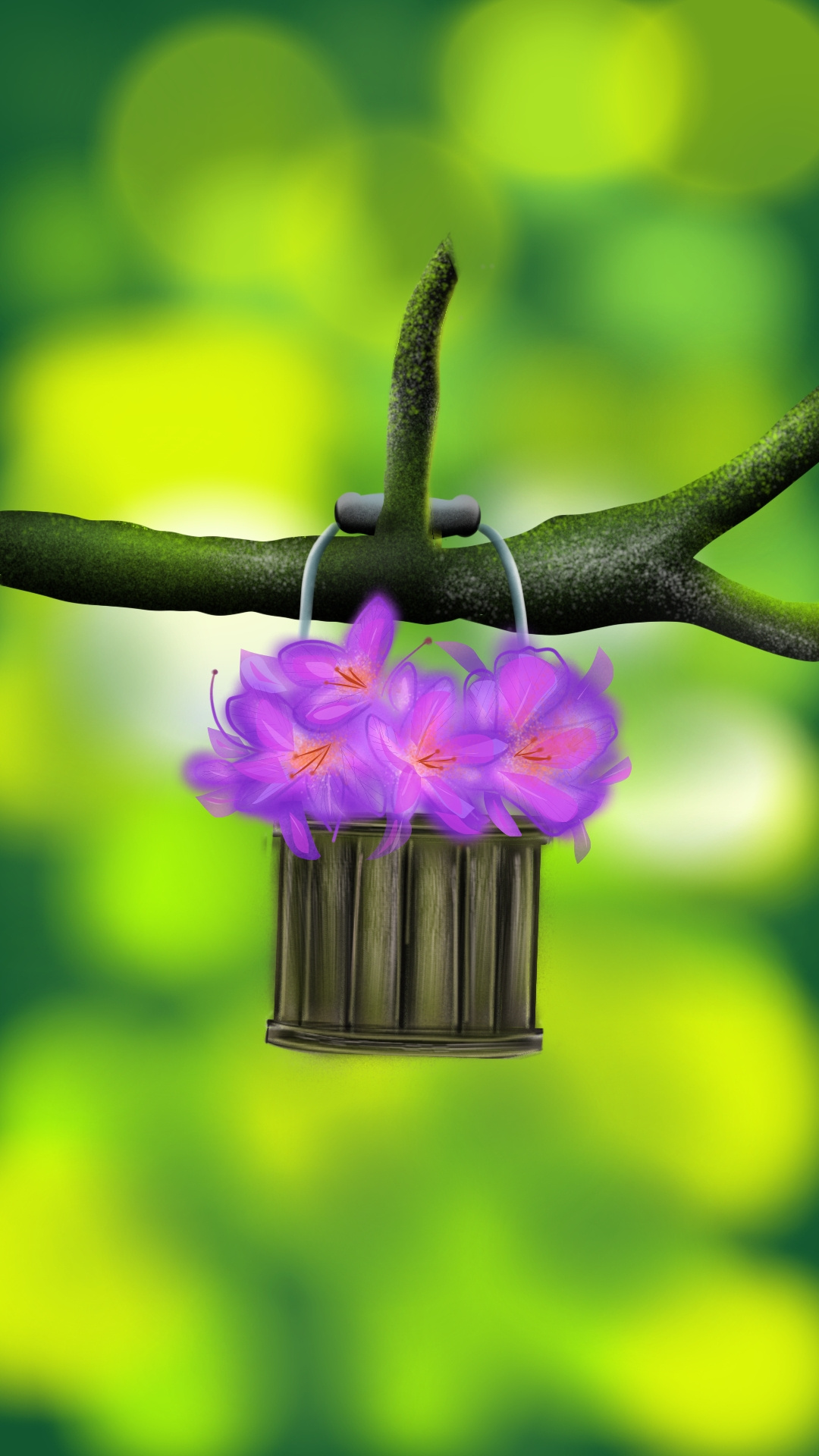 The Flower Basket by Ghazala Abbasi on Dribbble