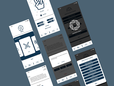 Trivial Sports App UI branding design graphic design ui