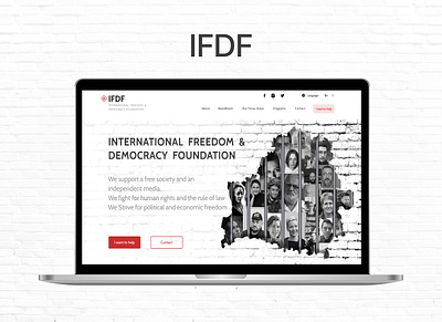 IFDF is the foundation's website design development foundation graphic design webdesign website