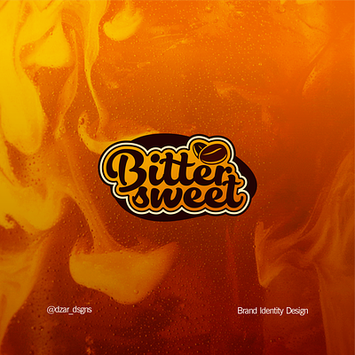 Brand identity design for Bitter sweet; a coffee making company branding graphic design logo