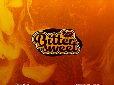 Brand identity design for Bitter sweet; a coffee making company branding graphic design logo