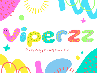 Viperzz font color font color type creative font creative type design graphic design graphic design inspiration illustration opentype svg font type typographic design inspiration typographicdesign typography vector