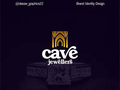 Visual design for Cave Jewellers: a Jewelry store branding logo
