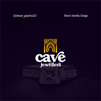 Visual design for Cave Jewellers: a Jewelry store branding logo