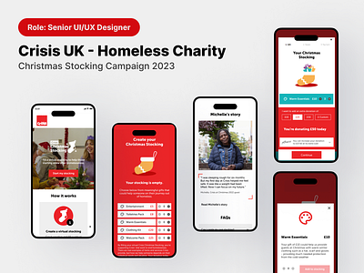 Crisis Homeless Charity - 2023 Campaign ab testing digital design ui ux web