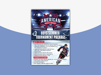 Sports Flyer Design banner ads facebook post graphic design hockey flyer instagram post social media post sports flyer