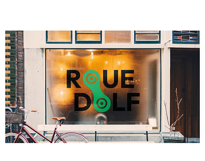 ROUEDOLF art direction bike bike shop brand design graphic design guide logo logo design shop