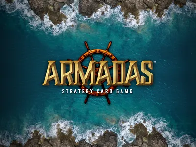 Armadas Game Logo Title branding graphic design illustration lettering logo product design typography