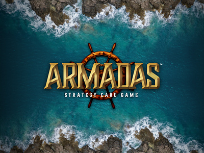 Armadas Game Logo Title branding graphic design illustration lettering logo product design typography