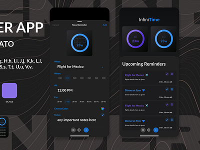 Reminder app design app figma reminder app design ui ui ux ux