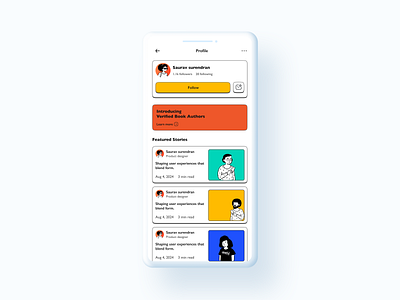 Daily UI_ Day 006_User Profile claymorphisim colour dailyui dailyuichallenge mobile mobiledesign modern palete productdesign ui unique ux