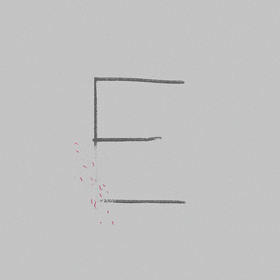 E is For e erase eraser graphic design illustration letter