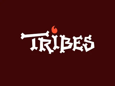 Tribes branding crislabno design logo logotype type typography