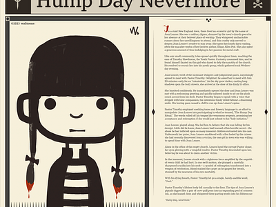 Down with Hump Day ( dark content warning ) cartoon cartoon illustration halloween hump day short story wednesday