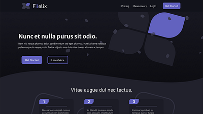Filelix homepage app branding design graphic design illustration logo typography ui ux vector
