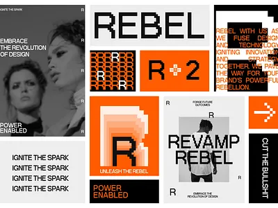 REBEL - brand voice expression branding design