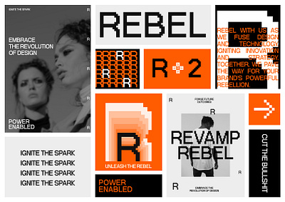 REBEL - brand voice expression branding design
