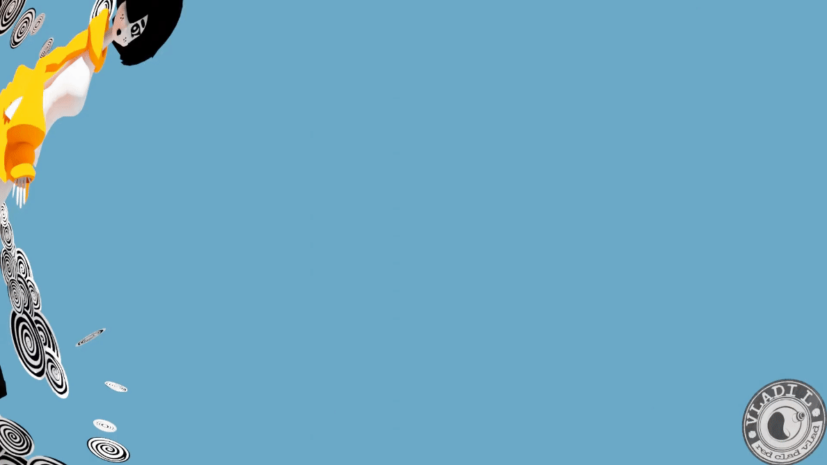 Round 'n' round 3d animated gif animation anime character design comic book cute design illustration loop looping animation manga