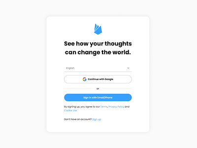 Sign in/ Sign up account blue cannect forgot password google google sign in modals name password pop ups privacy policy product design sign in sign up social social sign in twitter ui ux visual design