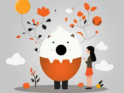 Everything will be as it should be design graphic design illustration vector