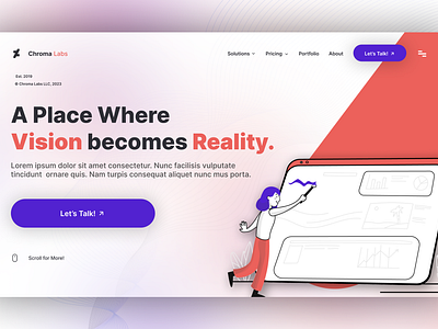 [Mockup] Digital Design Agency Landing Page agency dashboard design digital figma landing page ui ux vector website