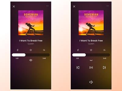 DailyUI 009 - Music Player inspired by Apple TV Remote app appdesign apple tv remote audio player clean dailyui dailyui 009 dailyui 009 music player design gesture gestures innovative music player swiping swiping gestures ui