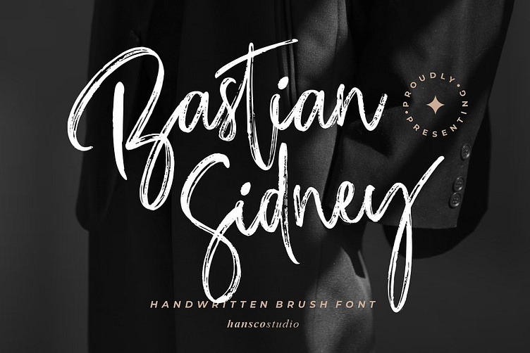 Bastian Sidney - Handwriting Brush by Fonts Design on Dribbble